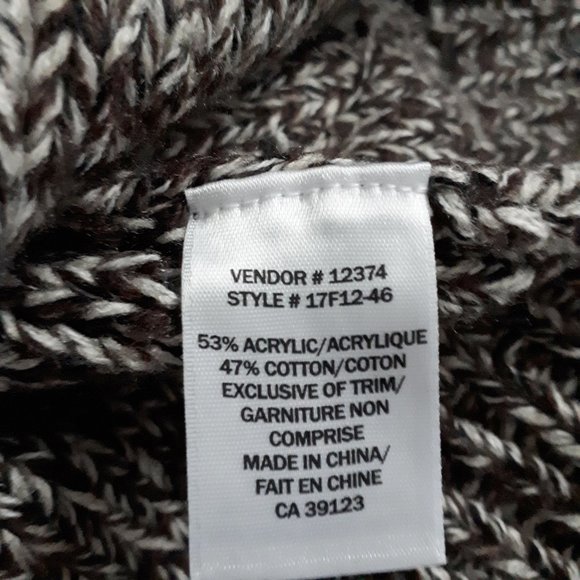 Northern Reflections Marled Brown Knit Cardigan with Hood - Picture 7 of 9